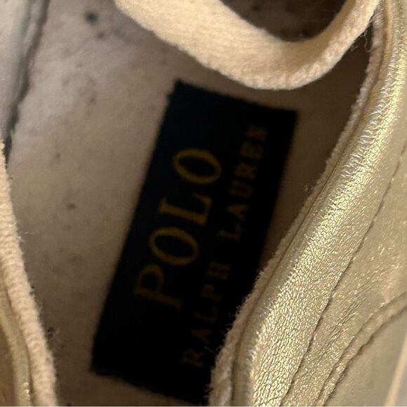 Ralph Polo sneakers in gold size 5.5‎ - Picture 4 of 8